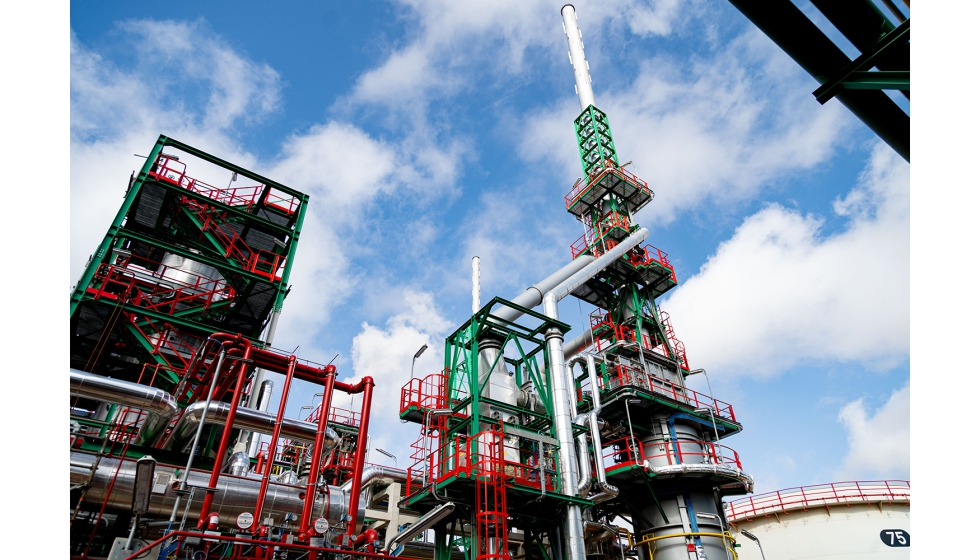 La planta de combustibles renovables de Repsol en Cartagena dispone de una capacidad de produccin dede 250.000 toneladas anuales...