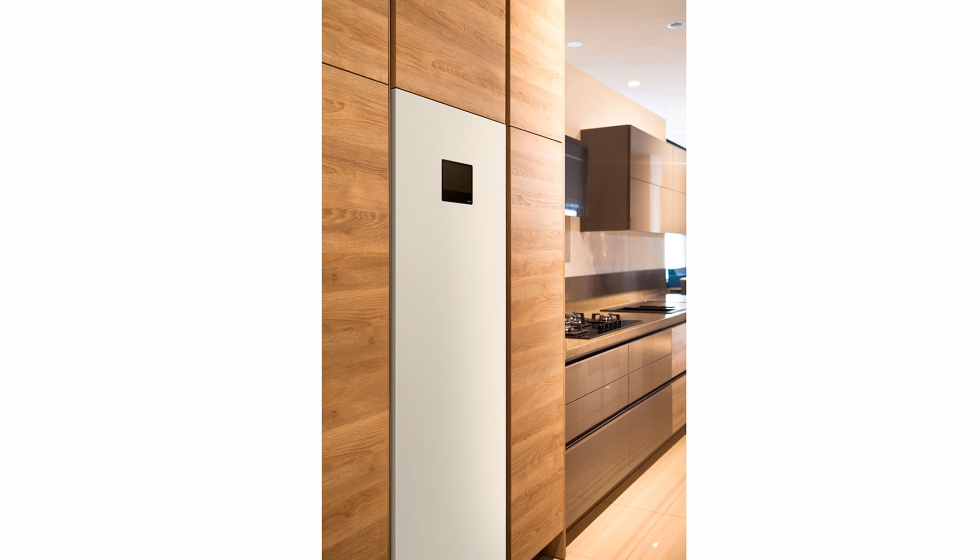 EHS Split puede generar agua caliente a una temperatura de hasta 65 �C