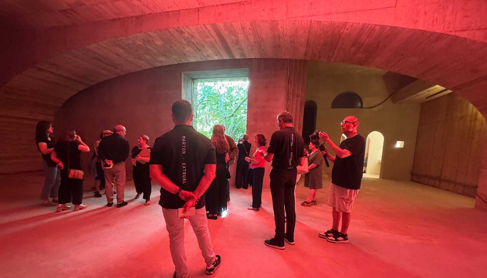 Los invitados al evento pudieron visitar los espacios del Espai Corberó Los invitados al evento pudieron visitar los espacios del Espai Corberó