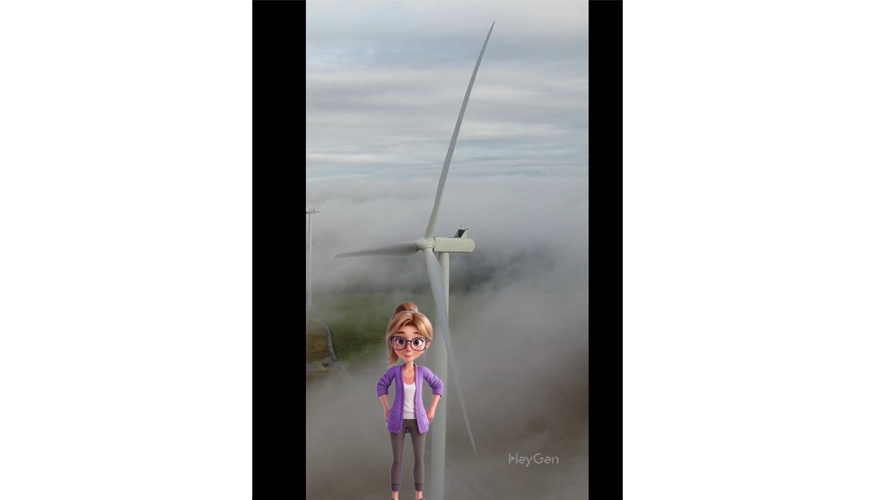 El Premio Eolo de Reel E�lico ha reca�do en Gema Mar�n N��ez y su v�deo 'El viento que mueve Espa�a'