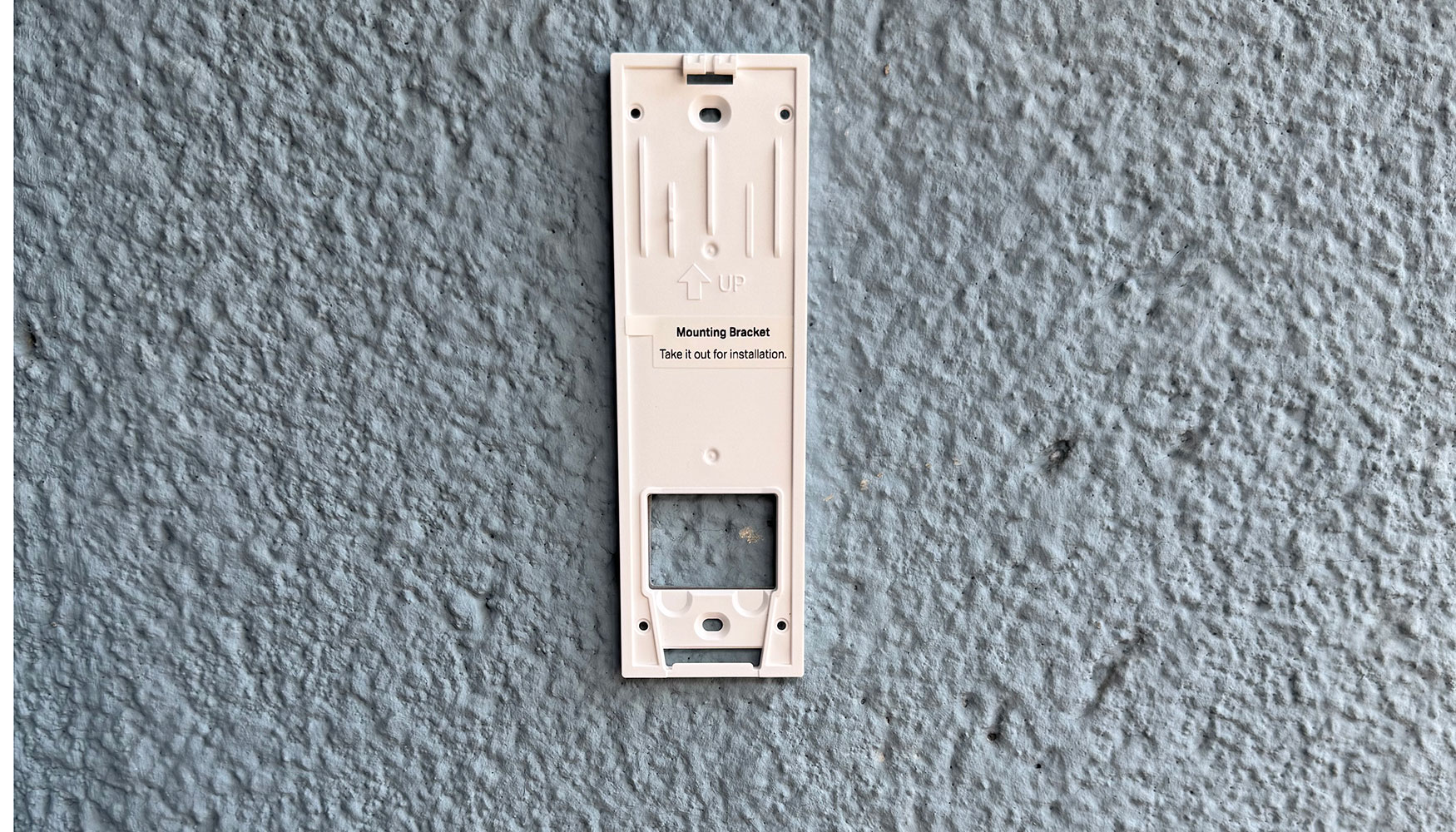 Soporte para el timbre inteligente, adherido a la pared