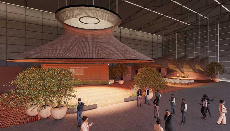 Render de Barracas, el espacio inspiracional que contar para la edicin 2025 con Toms Ala, referente del interiorismo nacional...