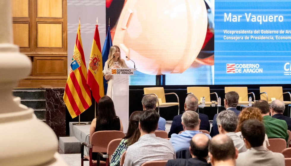 Mar Vaquero durante la presentaci�n del informe de siniestralidad. Foto: Fabi�n Sim�n