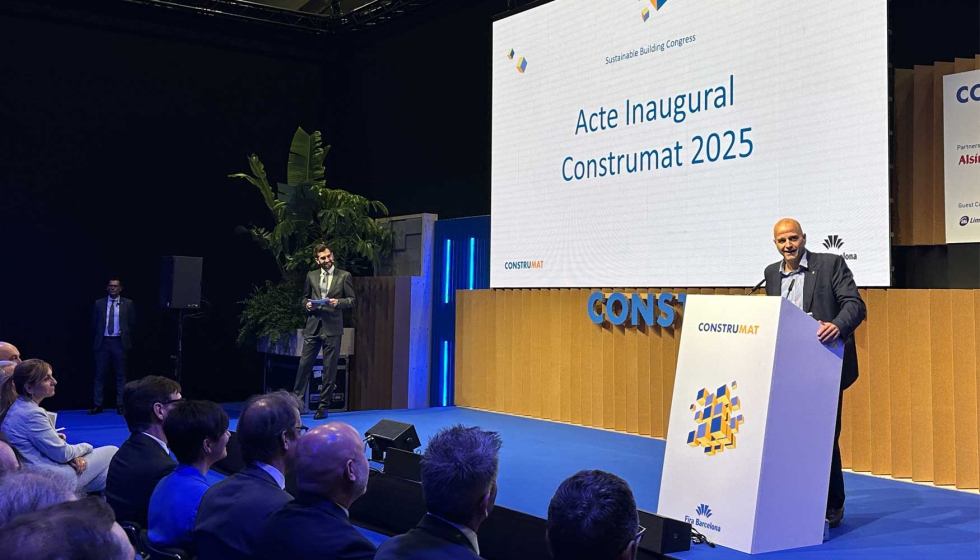 Vilajona durante el acto de inauguracin de la feria