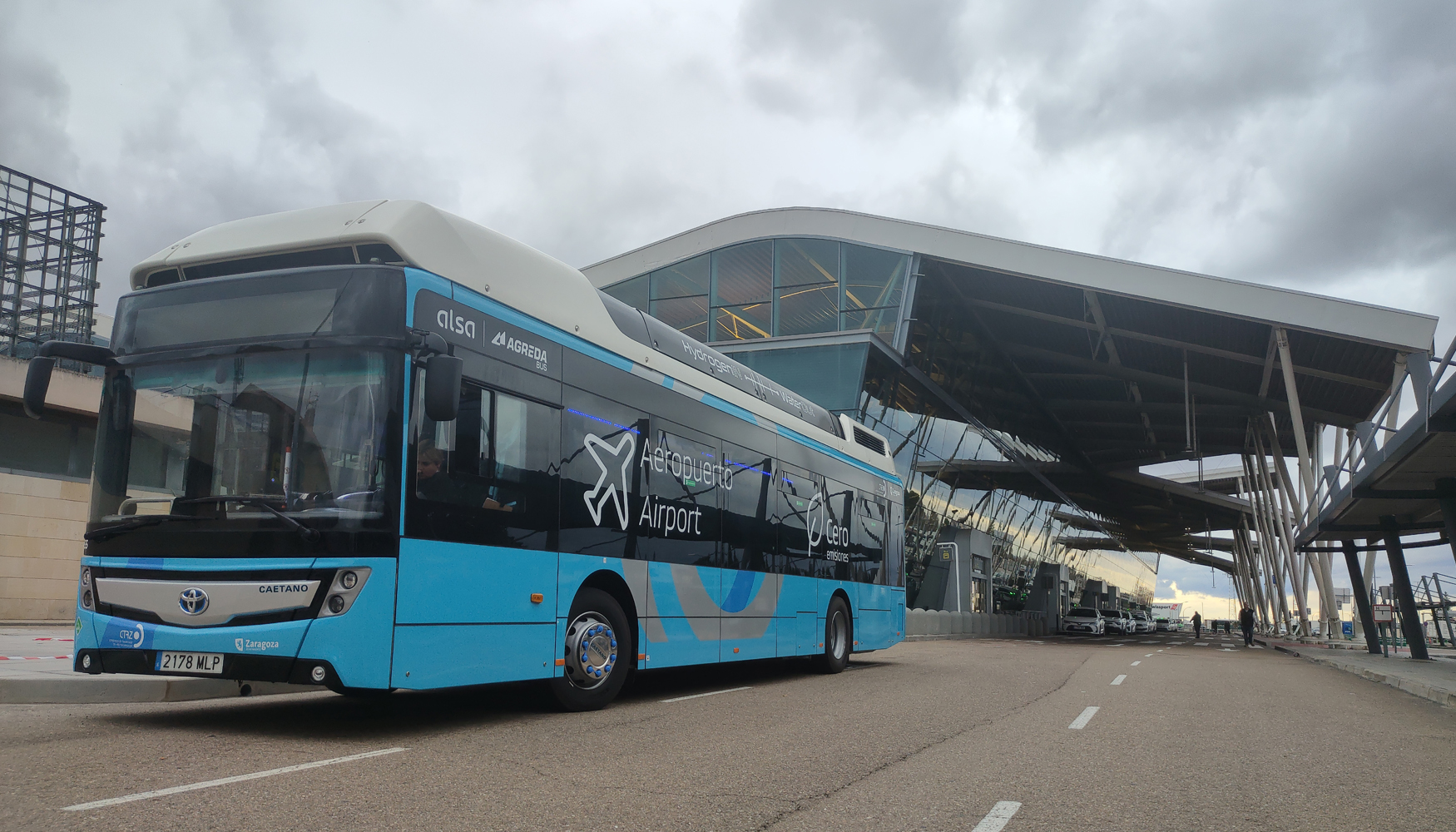 L�nea Zaragoza � Aeropuerto, operada con autobuses de pila de combustible de ALSA