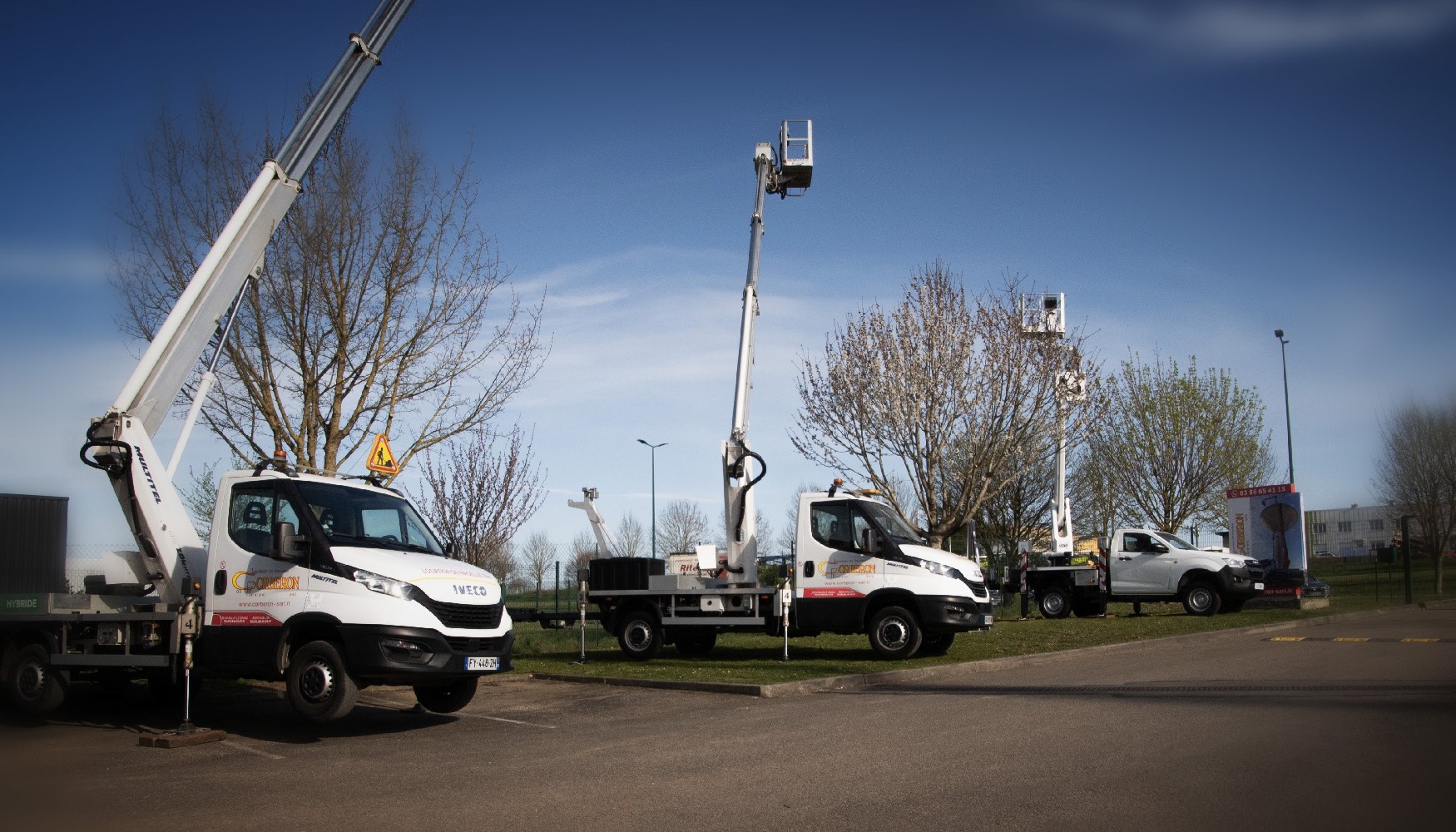 Algunas de las plataformas Multitel de Grupo Corberon