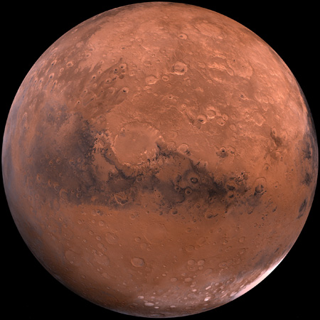 Region of Schiaparelli of Mars