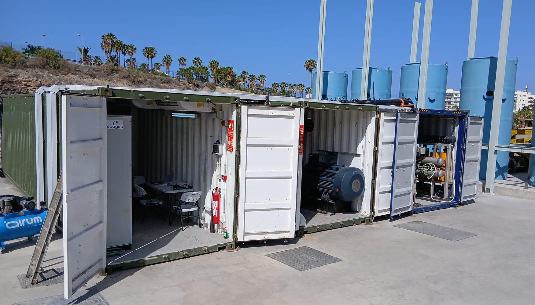 Este proyecto se suma a otras iniciativas de Tedagua en la isla...