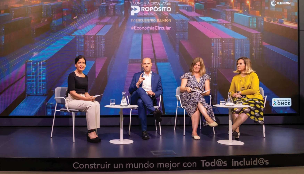 La segunda mesa de debate estuvo moderada por Luc�a Mateo, responsable de la agencia ILUNION Comunicaci�n Social...