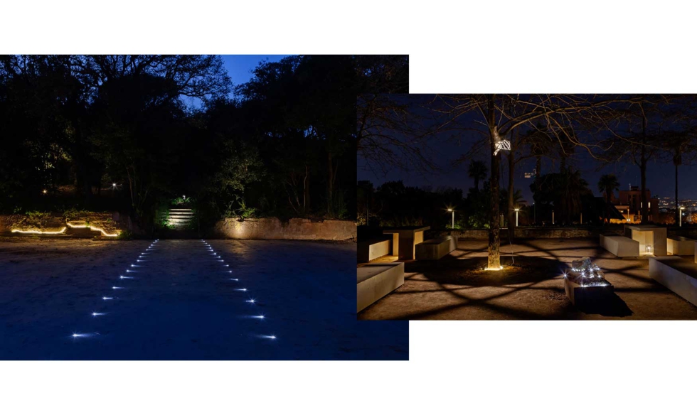 Ejercicio 'Repensemos la luz del Jardn' dentro de la asignatura 'Laboratorio de Creacin de Luz 2' en tercer curso del Grado de Diseo de EINA...