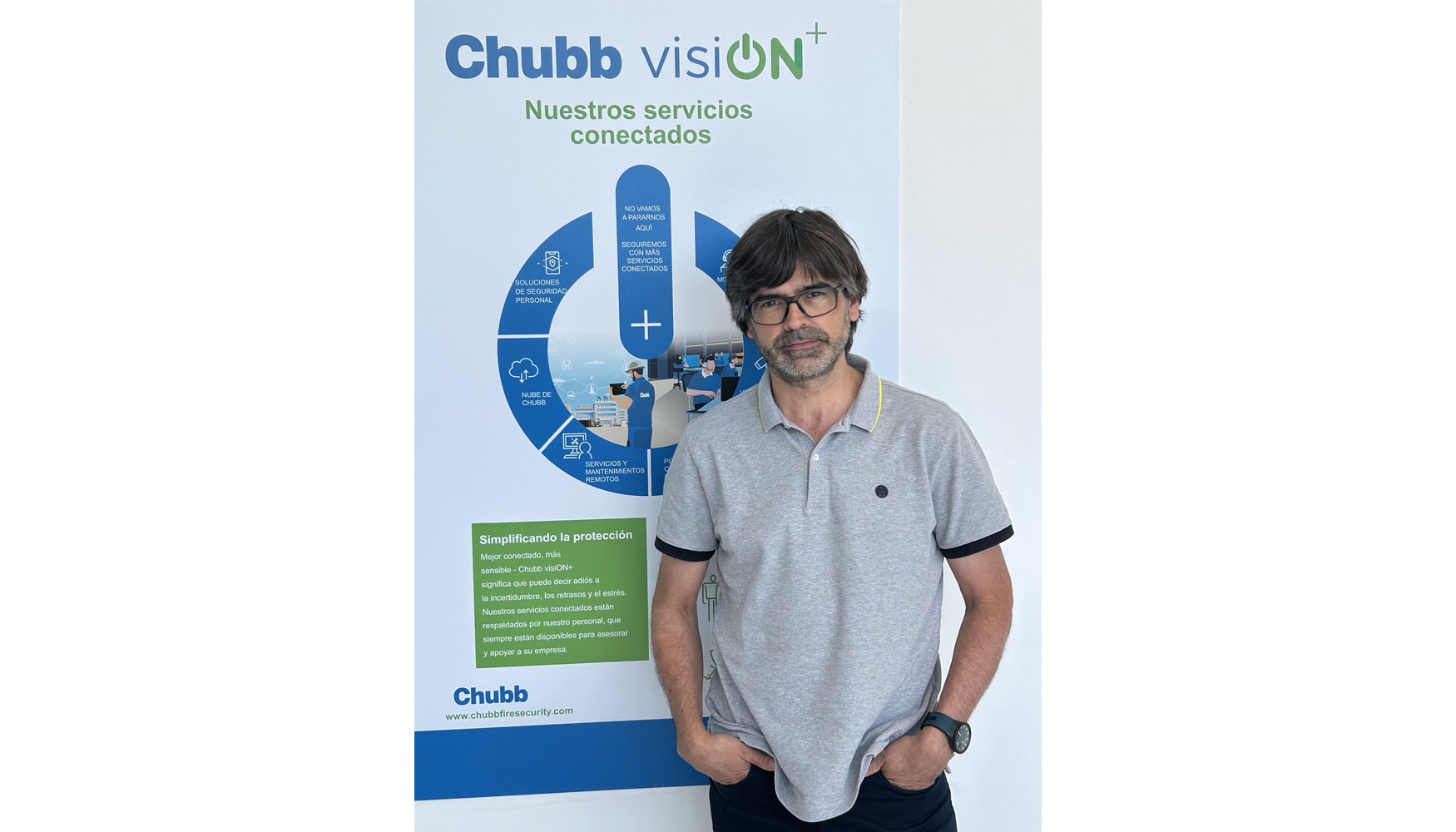 Jordi Porqueres, comercial tcnico de Chubb Iberia