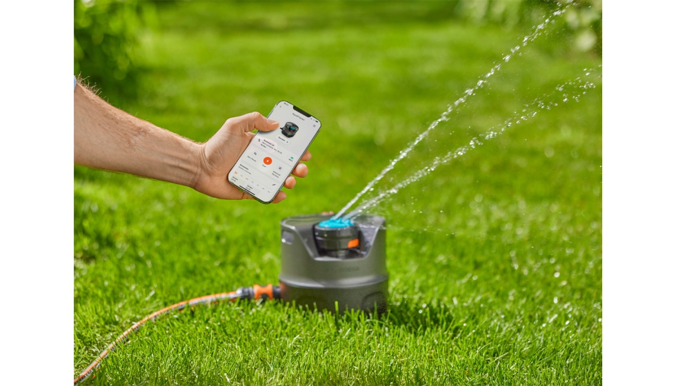 Una vez definido el contorno, se almacenan a travs de la app los horarios y duraciones adecuados para el riego automtico...