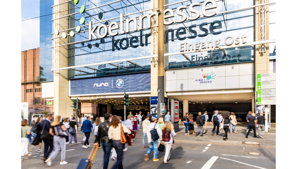 Imagen de la entrada a Kind + Jugend 2024. Foto: Koelnmesse