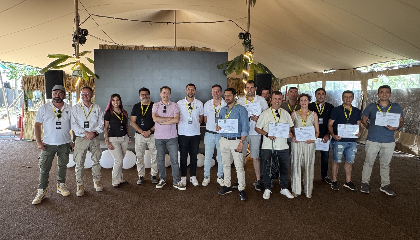 Asistentes a la primera edici�n del Curso Espec�fico para Operadores de Maquinaria de Perforaci�n Horizontal Dirigida (PHD)...