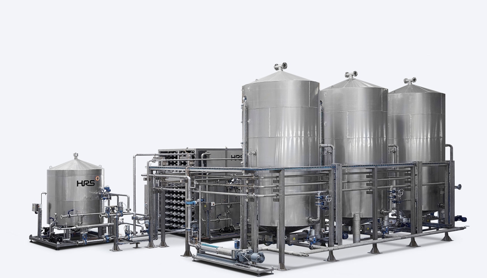 El sistema de pasteurizacin de digestato de HRS (DPS) permite una regeneracin de calor de hasta un 60%