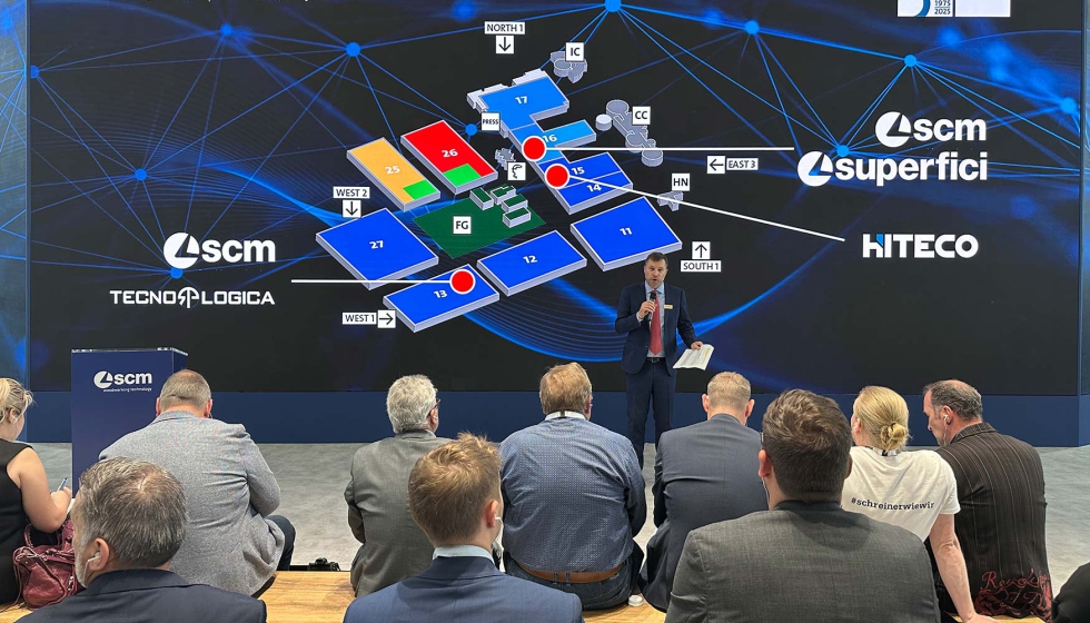Rueda de prensa de SCM en Ligna 2025