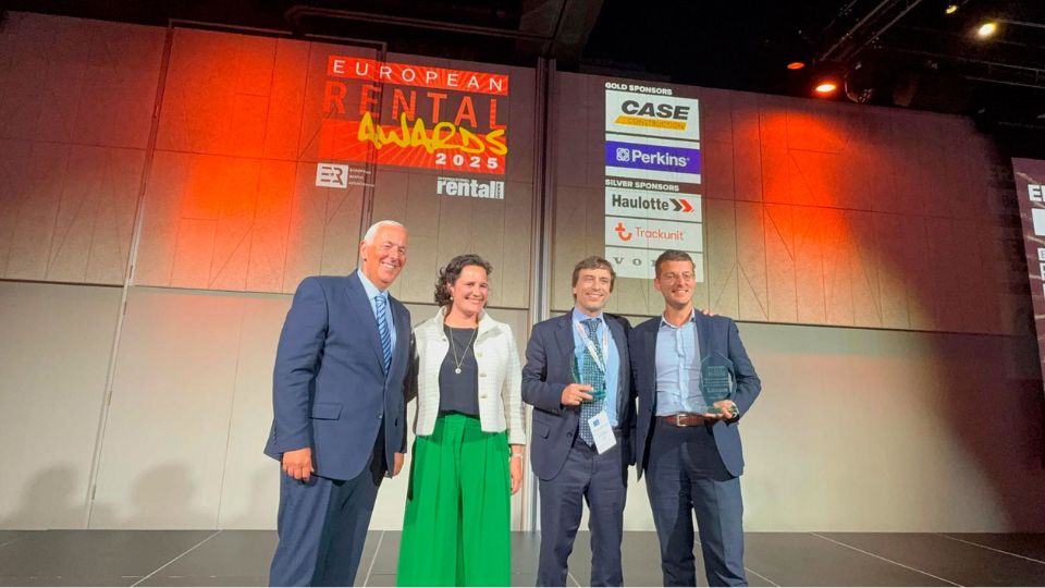 A GAM foi distinguida nos European Rental Awards 2025 com o prmio de Melhor Iniciativa de Sustentabilidade de uma empresa de aluguer...