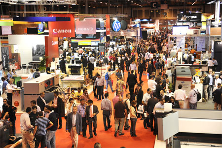 Viscom Sign 2011 recibi 6.331 visitas profesionales. Foto: Viscom Spain