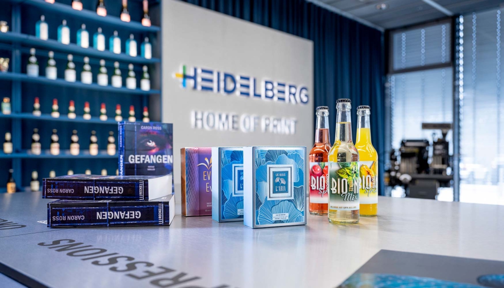 Un nuevo showroom demuestra las capacidades de las soluciones de Heidelberg para la industria gr�fica da la bienvenida a los visitantes...