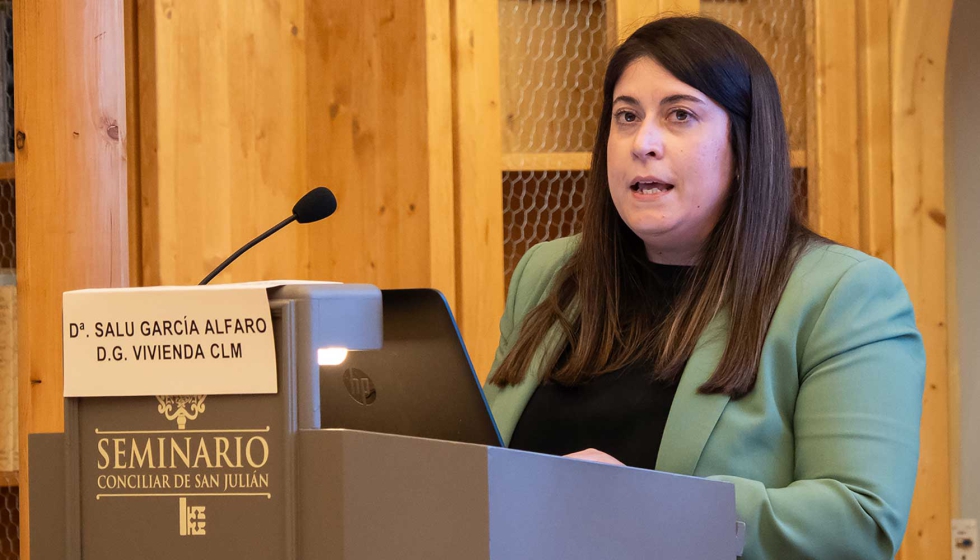 La directora general de Vivienda de Castilla-La Mancha, Salu Garca Alfaro, fue la encargada de clausurar la jornada