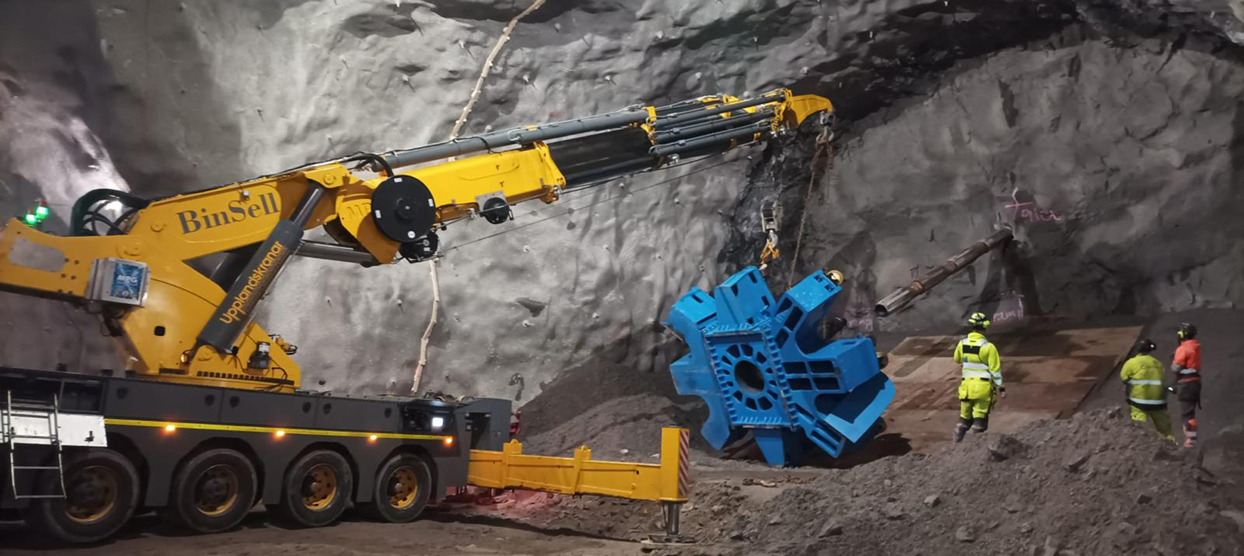 Interior de la excavaci�n