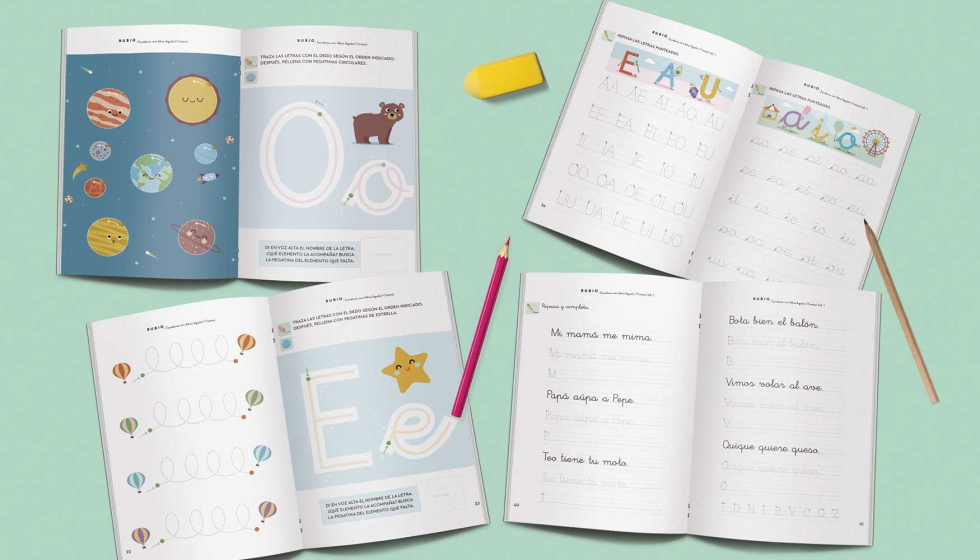 Los cinco cuadernos de la colecci�n combinan el trazado de letras y n�meros con actividades que estimulan la conciencia fonol�gica...