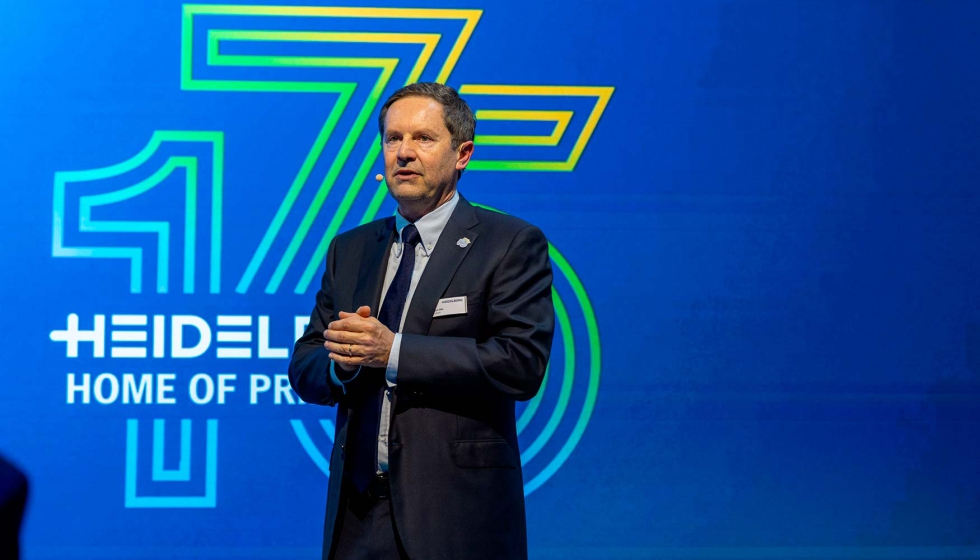 J�rgen Otto, CEO de Heidelberg, prev� un mayor crecimiento de la rentabilidad