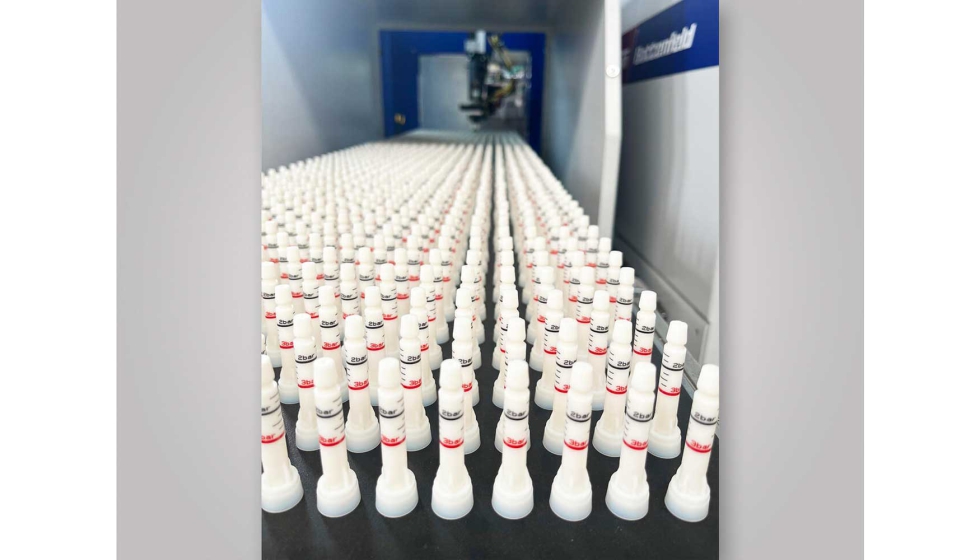  La impresi�n no debe borrarse ni siquiera al entrar en contacto con medios que contengan disolventes. (Foto: Mesto)...