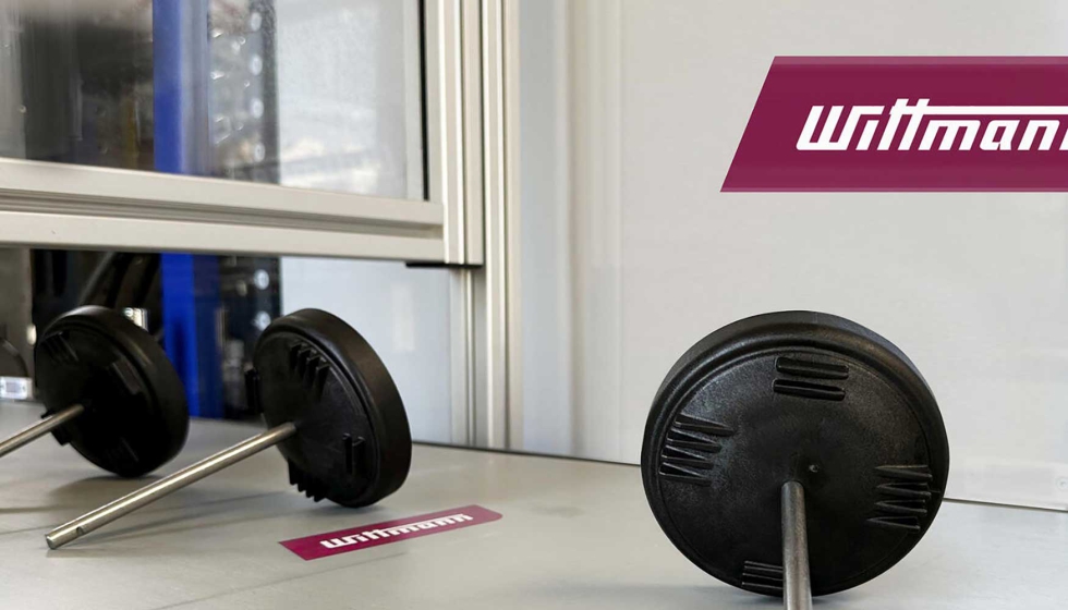 Para fabricar las tapas de los recipientes a presi�n, los v�stagos de los pistones se sobremoldean directamente...