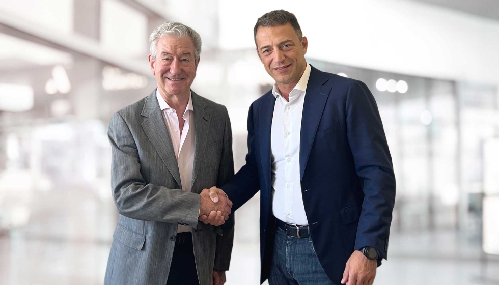 Juan Enjuanes, presidente de Enesca, y Fabrizio Campanella, CEO del Group Scrigno