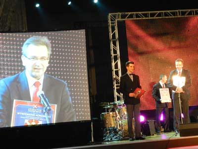 Pablo Gmez, director de FM Logistic Iberia, recogi el premio en Polonia