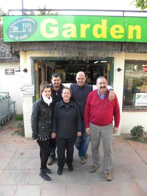 De izquierda a derecha, Laia Fuster, Xavier Fuster, Mara Rosa Rubio, Jordi Fuster (hijo) y Jordi Fuster (padre)...