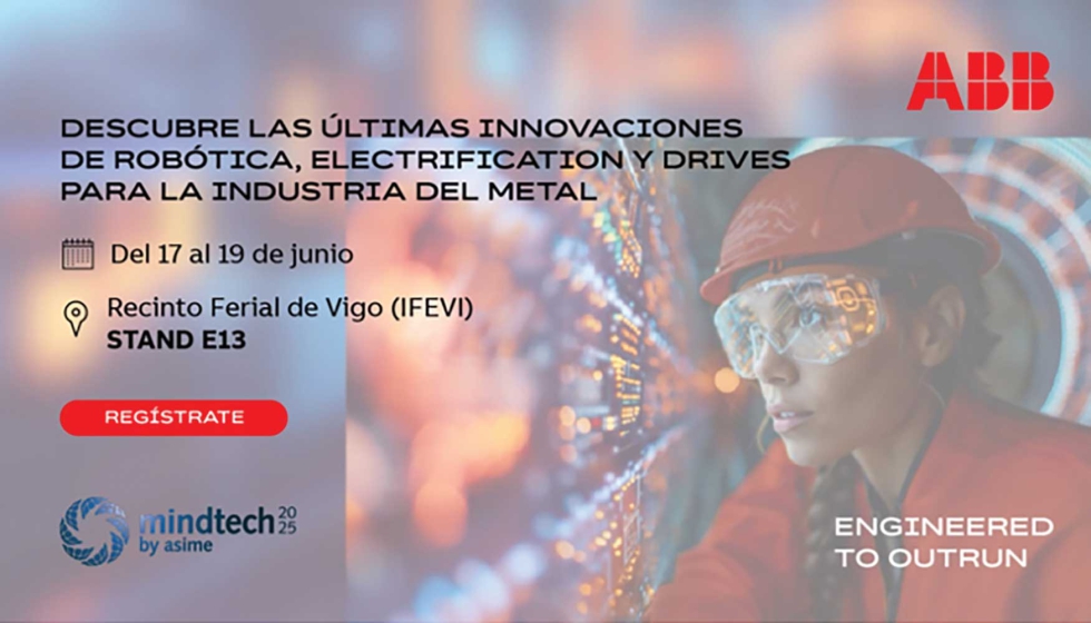 ABB mostrar en Vigo sus soluciones de automatizacin, electrificacin y eficiencia energtica orientadas al sector metalmecnico...
