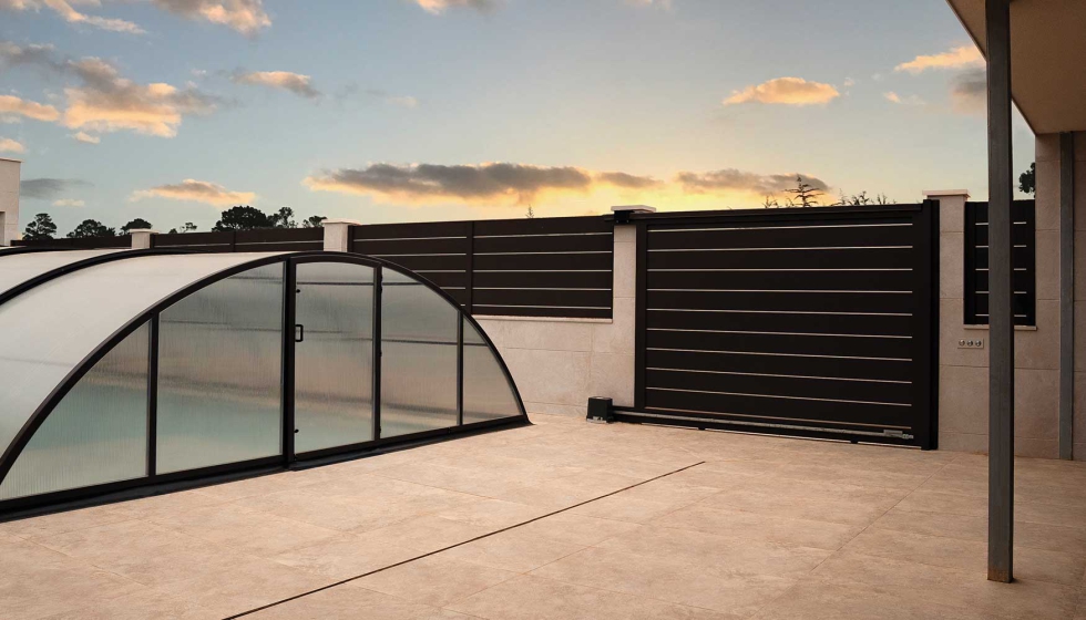 Una de las grandes ventajas del sistema E-120 es su capacidad de adaptarse a la est�tica del proyecto