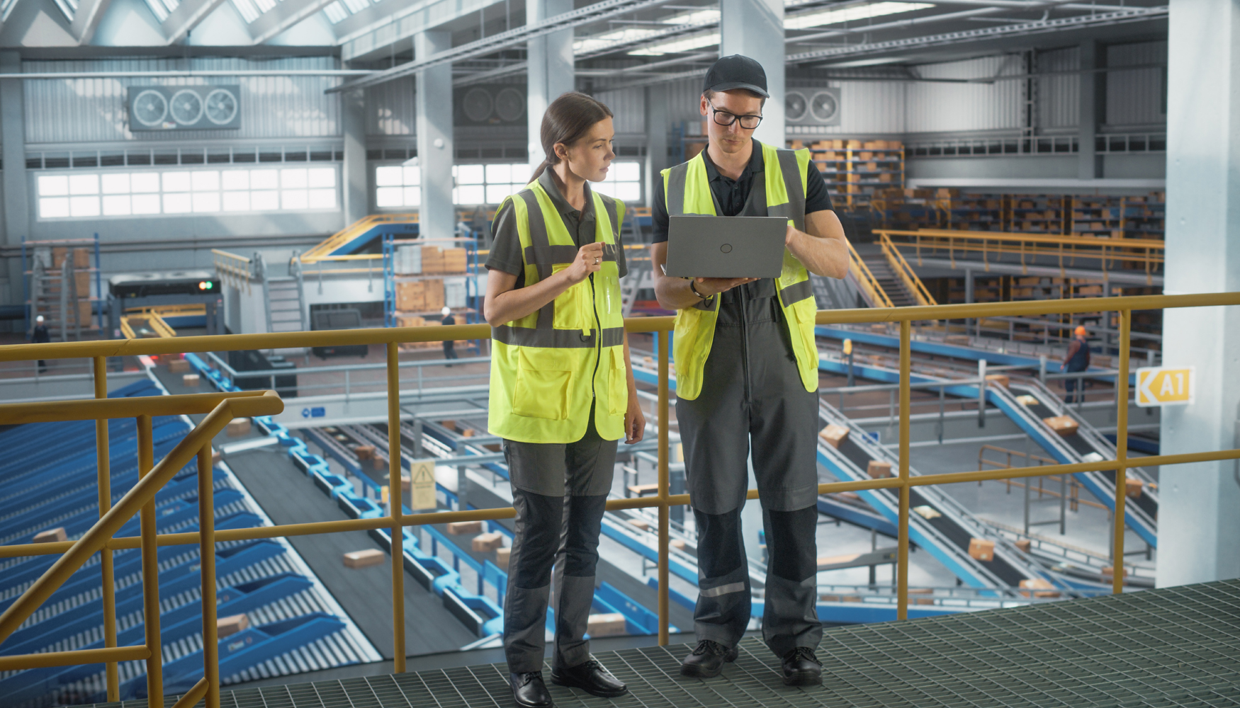 Las cmaras con inteligencia artificial permiten detectar anomalas y prevenir riesgos operativos en almacenes de gran escala...