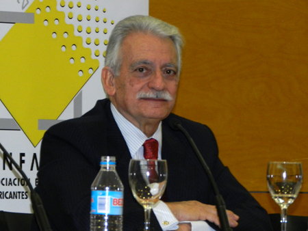 Rafael Barn, presidente de Anfalum, durante la Asamblea General Ordinaria