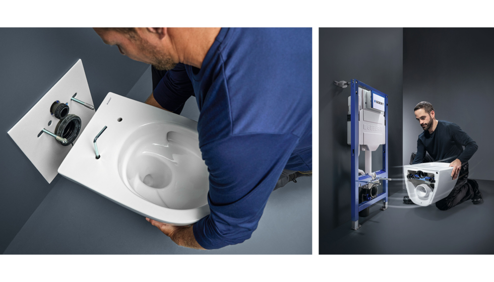 Foto de El inodoro suspendido se instala ahora un 40% ms rpido