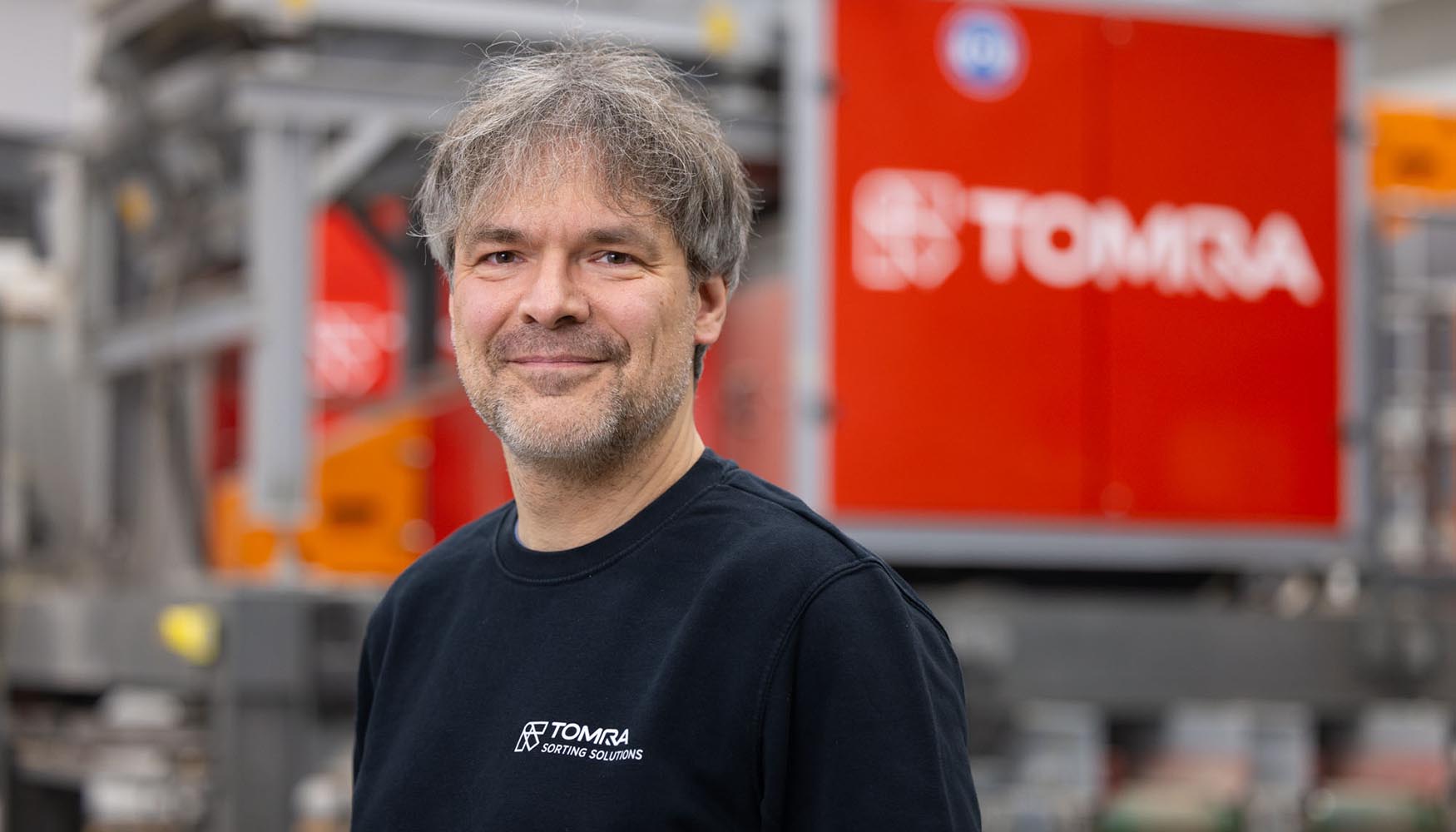 Stefan Jürgensen, líder del equipo de software de Tomra Mining Stefan Jürgensen, líder del equipo de software de Tomra Mining