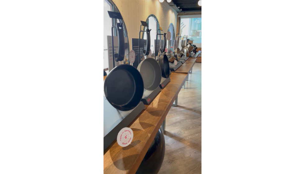 Gama Fissler expuesta en la Foodieteca