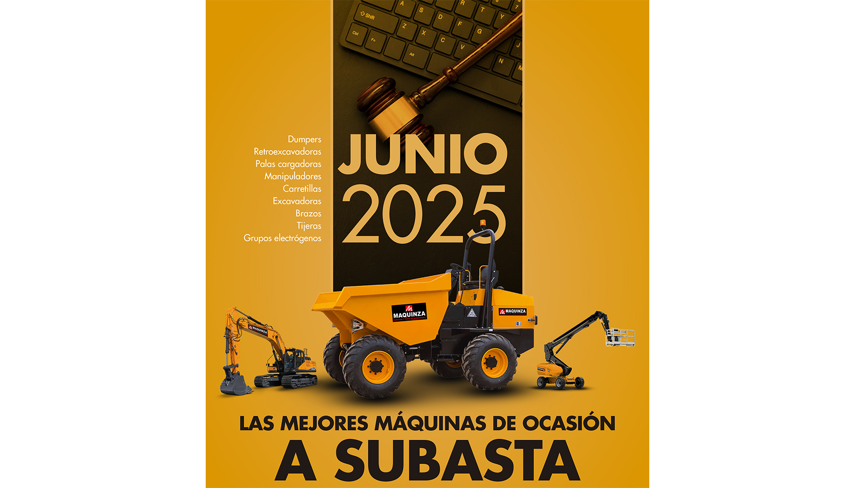 Ya est en marcha la primera subasta online de Maquinza