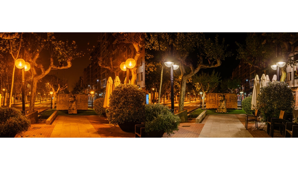 Zona específica del centro renovada con luminarias Europa LS en 3000 K y Difusor Confort®, empleadas puntualmente en zonas de alto tránsito...