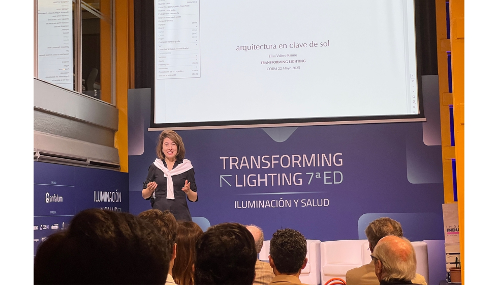 La arquitecta Elisa Valero...