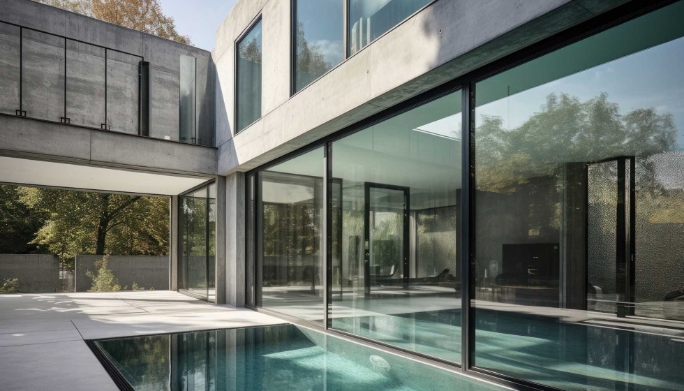 Las grandes correderas minimalistas son protagonistas en la arquitectura contemp�ranea