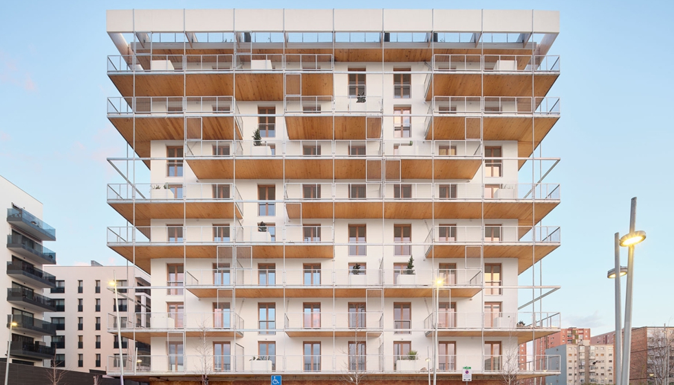 Imagen del edificio �Terrazas para la vida� que marca un nuevo concepto en arquitectura consciente. Foto: Adri� Goula