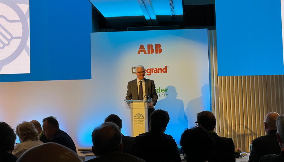 Eduardo Sato, presidente de Adime, durante el VIII Encuentro de Adime