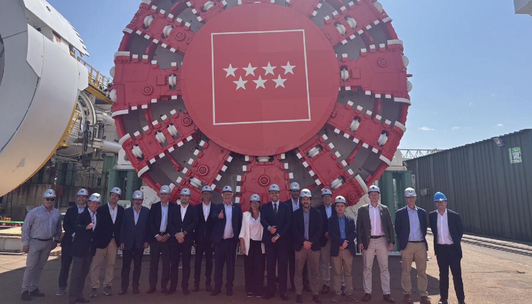 Acto oficial de entrega a la Comunidad de Madrid de la tuneladora Mayrit de Herrenknecht