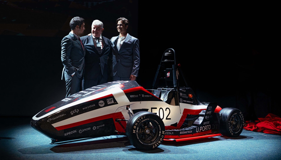 El FS FEUP 02, primer prototipo autnomo del equipo Formula Student FEUP...