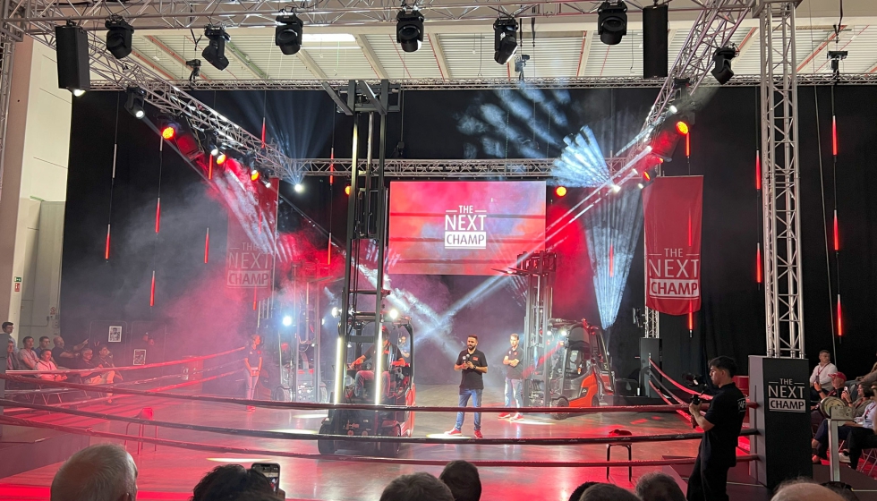 La presentacin recurri al mundo del boxeo para mostrar a los nuevos pgiles de Linde...