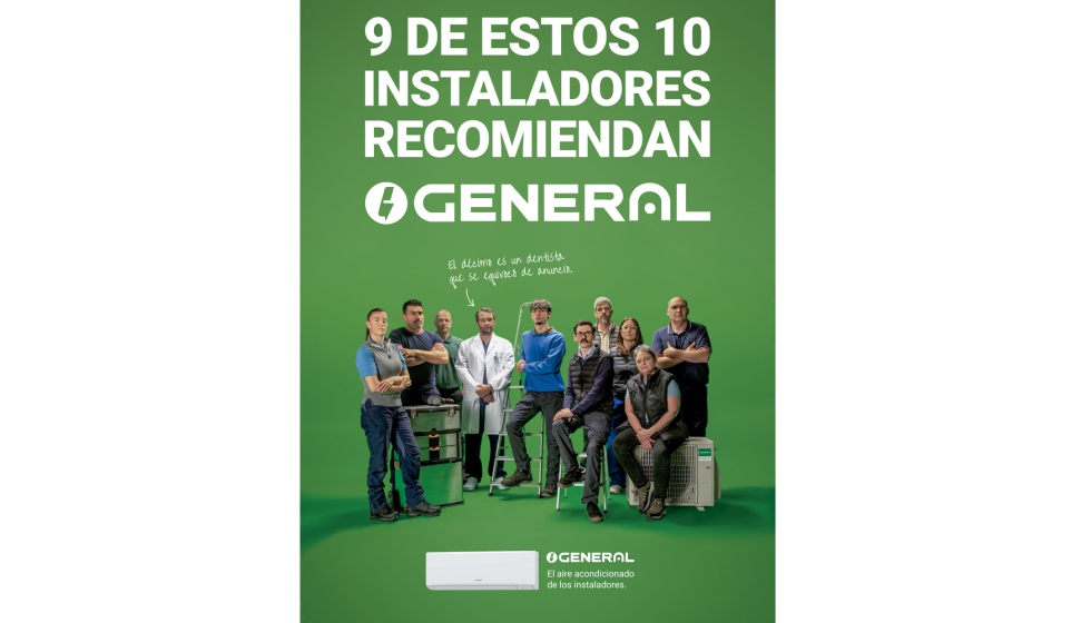 Cartel de la campa�a '9 de estos 10 instaladores recomiendan General'