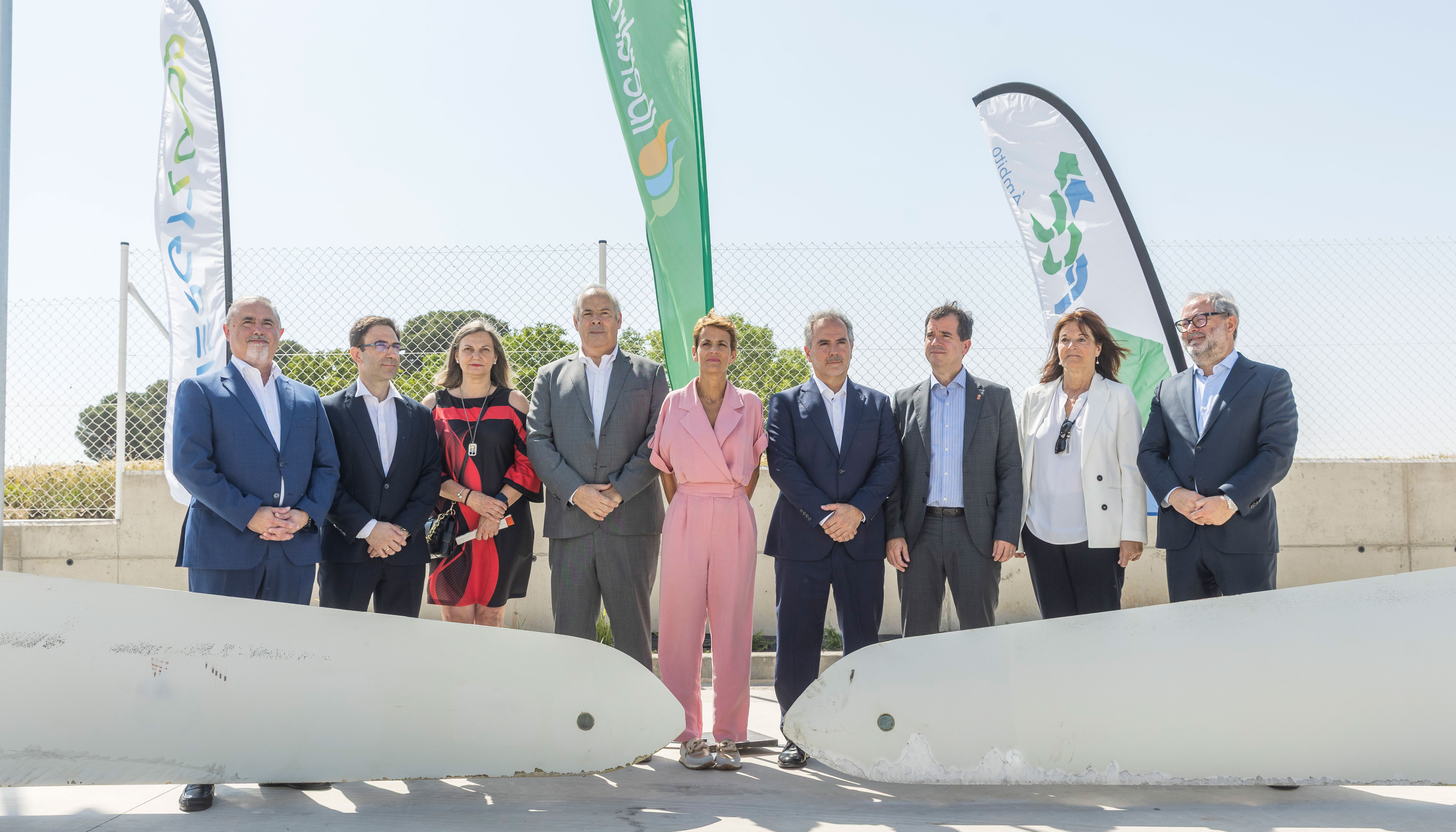 Foto de Iberdrola y FCC inauguran EnergyLOOP, una planta de reciclaje de palas de aerogenerador de la pennsula ibrica